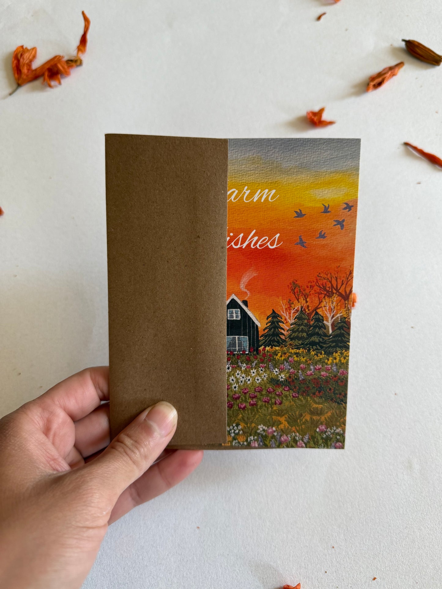 Summer Garden Greeting Card