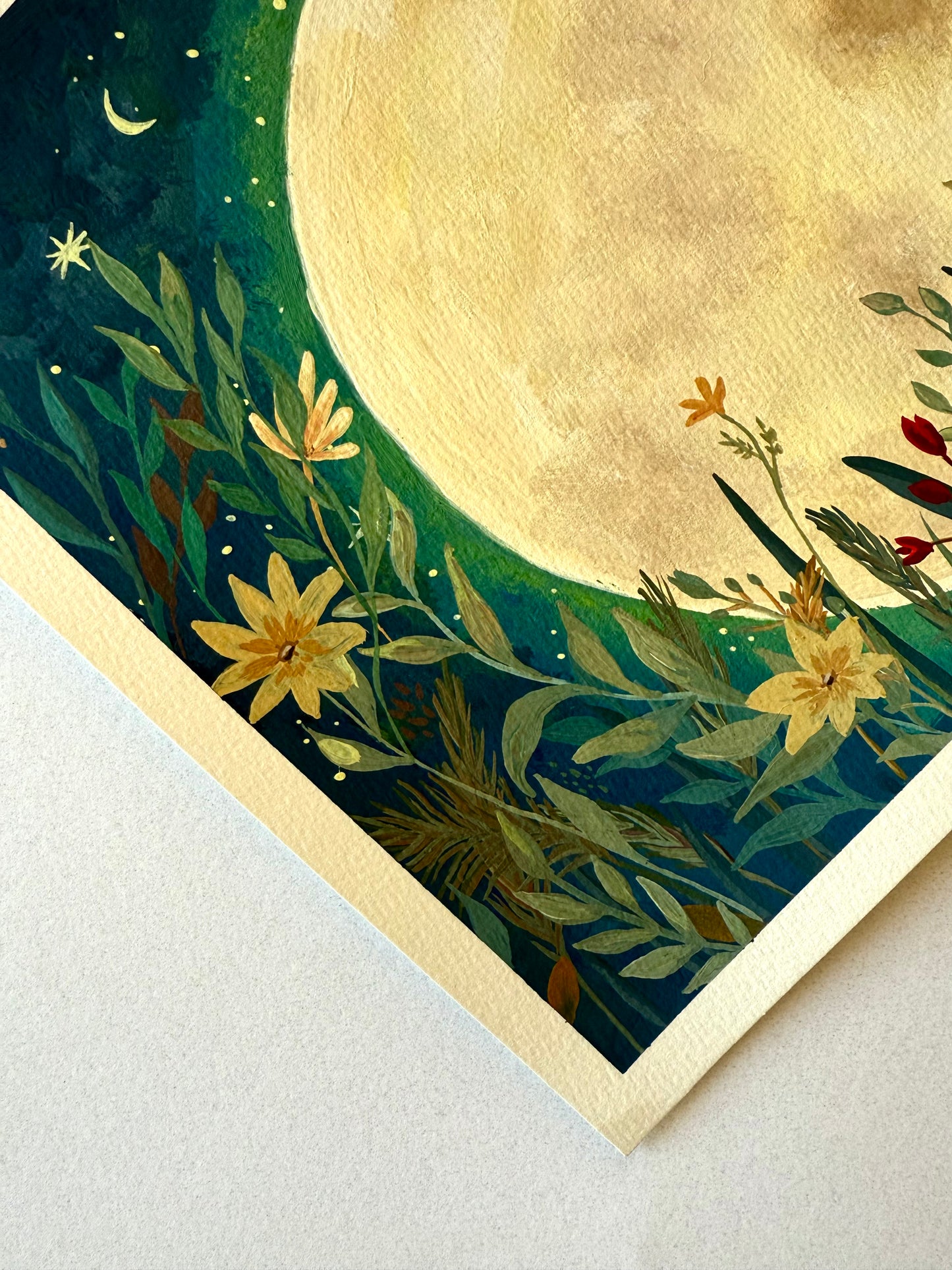 Day 1 - "Moonlit Flowers"
