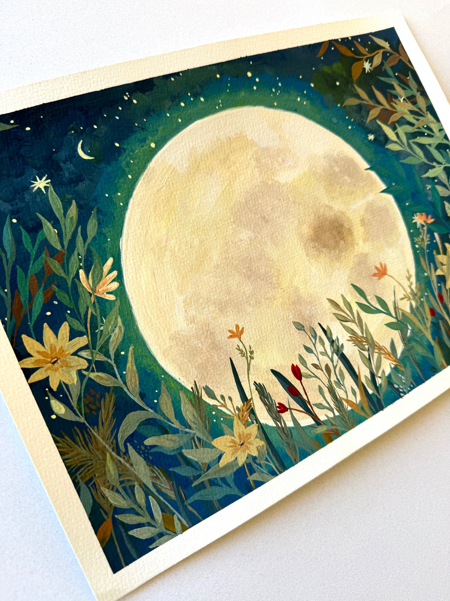 Day 1 - "Moonlit Flowers"