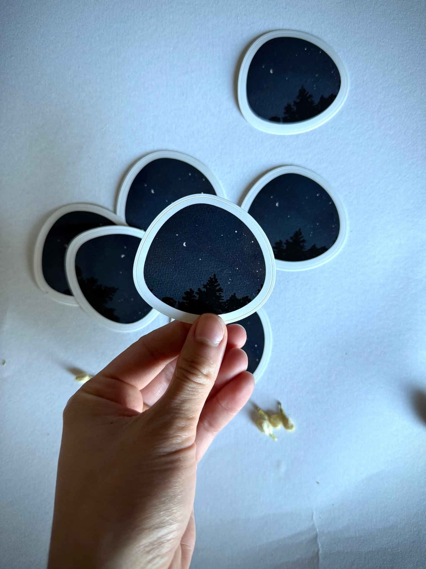 Starry Night Sky Sticker