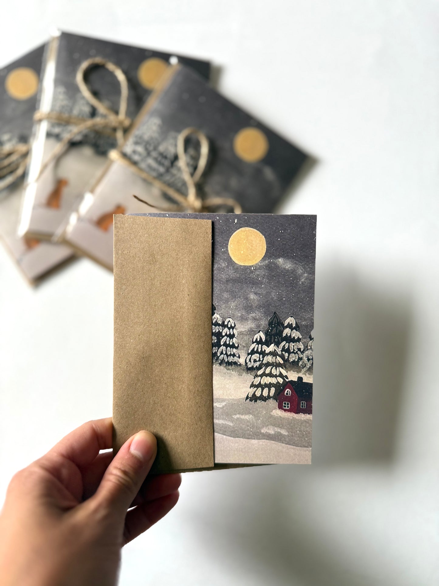 Winter Wheaten Greeting Card