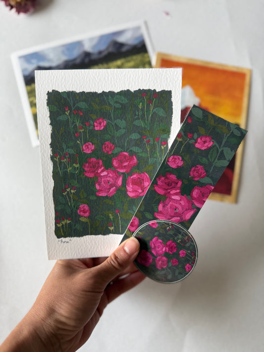 Rosa Stationery Set