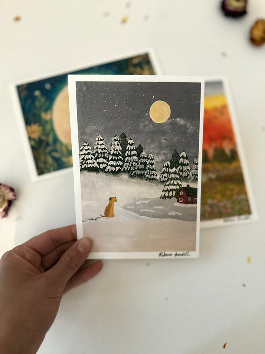 Winter Wheaten Print